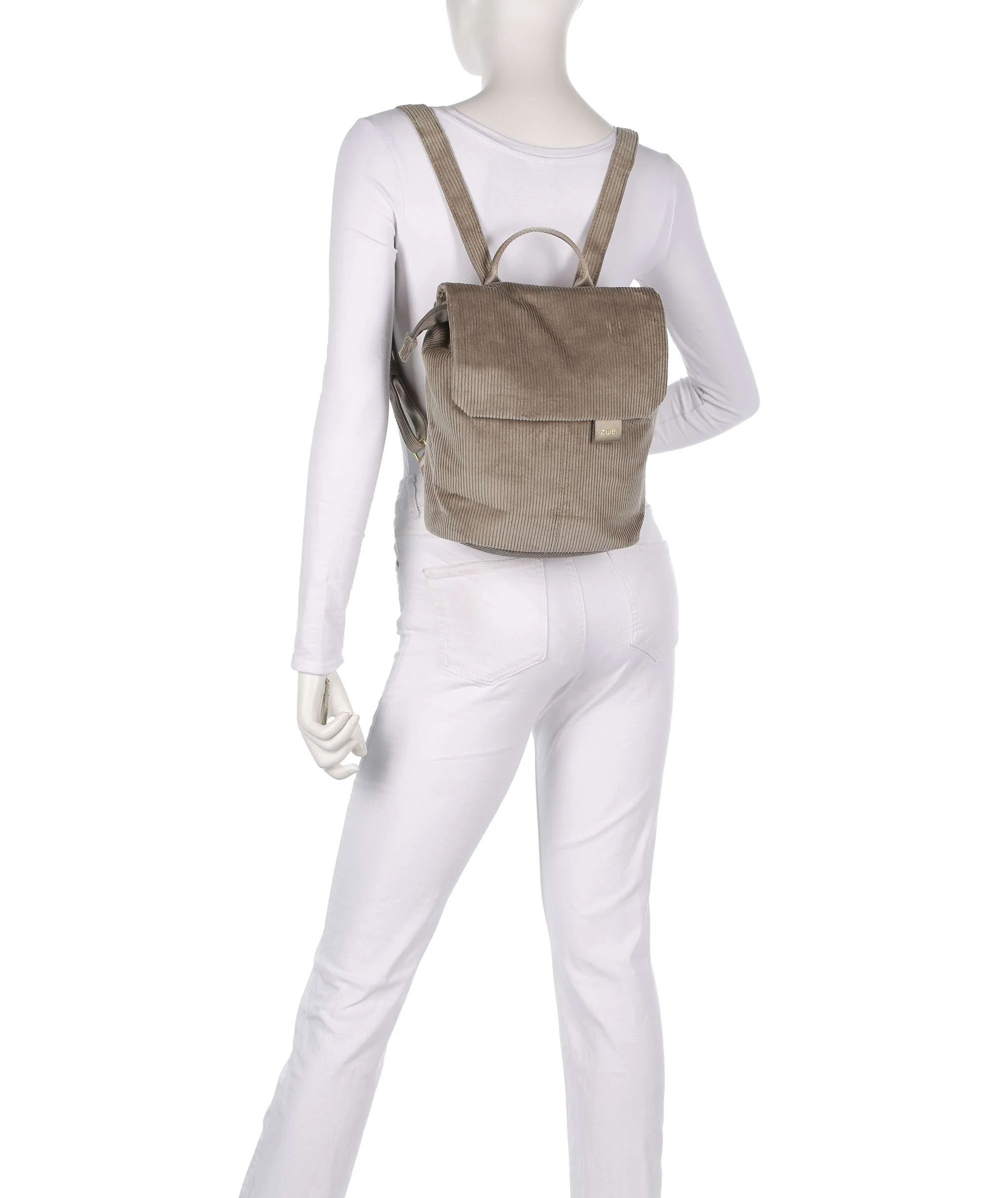 Zwei Mademoiselle.M MR8 Backpack cord mocca - Image 3